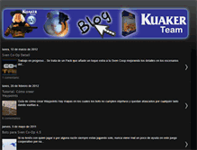 Tablet Screenshot of kuakerteam.blogspot.com