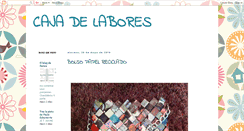 Desktop Screenshot of cajadelabores.blogspot.com