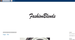 Desktop Screenshot of fashionblends.blogspot.com