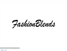 Tablet Screenshot of fashionblends.blogspot.com