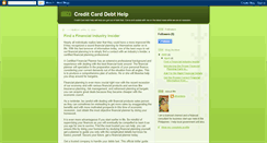 Desktop Screenshot of creditcard-debt-help.blogspot.com