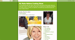 Desktop Screenshot of makebelievecookingshow.blogspot.com