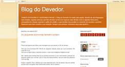 Desktop Screenshot of blogdodevedor.blogspot.com