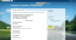 Desktop Screenshot of hollywoodchamberofcommerce.blogspot.com