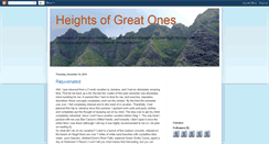 Desktop Screenshot of heightsofgreatones.blogspot.com