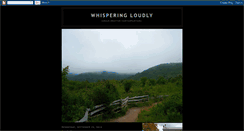 Desktop Screenshot of laurawhisperingloudly.blogspot.com