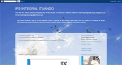 Desktop Screenshot of ipsintegralituango.blogspot.com