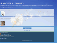 Tablet Screenshot of ipsintegralituango.blogspot.com