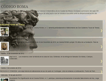 Tablet Screenshot of codigoroma.blogspot.com