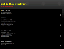 Tablet Screenshot of bullonrise.blogspot.com
