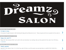 Tablet Screenshot of dreamzsalon.blogspot.com