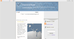 Desktop Screenshot of empoweredreader.blogspot.com