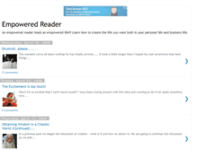 Tablet Screenshot of empoweredreader.blogspot.com