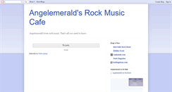 Desktop Screenshot of angelemeraldsrockmusicblog.blogspot.com