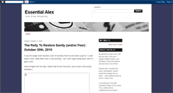 Desktop Screenshot of essentialalex.blogspot.com