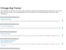 Tablet Screenshot of chicagodogtrainer.blogspot.com