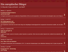 Tablet Screenshot of eineuropaeischerbuerger.blogspot.com