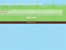 Tablet Screenshot of lancashireunitedsportsandsocial.blogspot.com