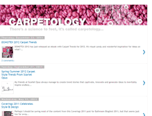 Tablet Screenshot of carpetology.blogspot.com