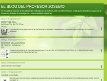 Tablet Screenshot of profesorjosebio.blogspot.com