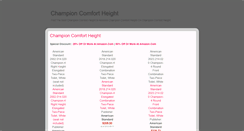 Desktop Screenshot of championcomfortheightq.blogspot.com