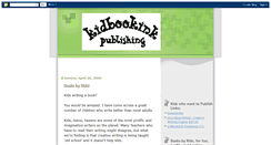 Desktop Screenshot of kidbookink.blogspot.com
