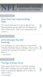 Mobile Screenshot of nflfantasyguide.blogspot.com