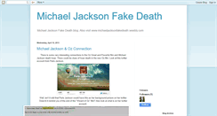 Desktop Screenshot of michaeljacksonhoaxnews.blogspot.com