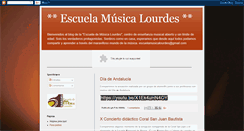 Desktop Screenshot of escuelamusicalourdes.blogspot.com