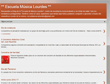 Tablet Screenshot of escuelamusicalourdes.blogspot.com