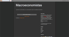 Desktop Screenshot of macroeconomistas.blogspot.com