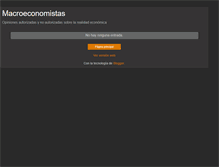 Tablet Screenshot of macroeconomistas.blogspot.com