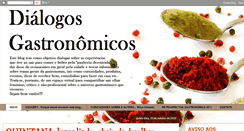 Desktop Screenshot of dialogosgastronomicos.blogspot.com