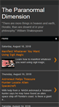 Mobile Screenshot of paranormaldimension.blogspot.com