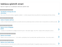 Tablet Screenshot of izdelavaspletnihstrani123.blogspot.com