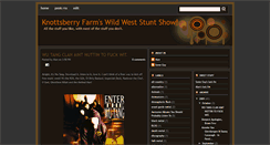 Desktop Screenshot of knottsberryfarmswildweststuntshow.blogspot.com