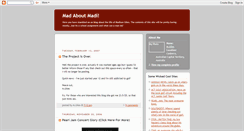 Desktop Screenshot of madaboutmadi.blogspot.com