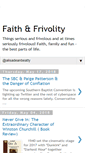 Mobile Screenshot of faithandfrivolity.blogspot.com