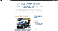 Desktop Screenshot of jaguarcentralmikecumminsfraudtheft.blogspot.com