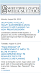 Mobile Screenshot of powellcenterformedicalethics.blogspot.com