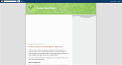 Desktop Screenshot of dubai-classified.blogspot.com