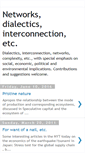 Mobile Screenshot of networksdialectics.blogspot.com