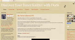 Desktop Screenshot of knitwithdoris.blogspot.com