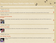 Tablet Screenshot of knitwithdoris.blogspot.com