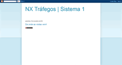 Desktop Screenshot of nx-trafegos-sistema-1.blogspot.com