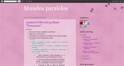 Desktop Screenshot of claudia-mundosparalelos.blogspot.com