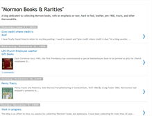 Tablet Screenshot of mormonbooksrarities.blogspot.com