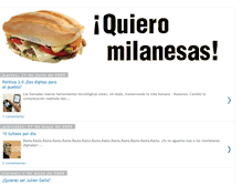 Tablet Screenshot of milanesitas.blogspot.com