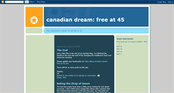 Desktop Screenshot of canadian-dream-free-at-45.blogspot.com