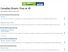 Tablet Screenshot of canadian-dream-free-at-45.blogspot.com